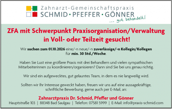 stellenanzeige 2026